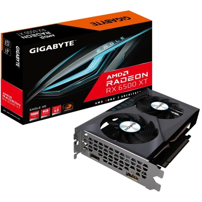 Tarjeta gráfica Gigabyte AMD RX 6500 XT EAGLE 4GB