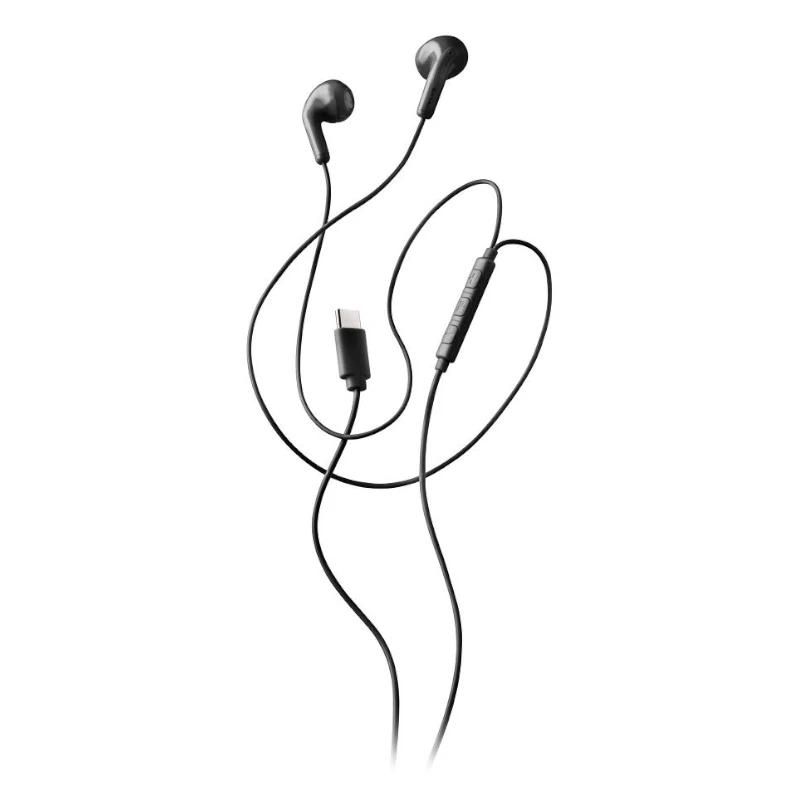 Headset NGS Intraural black Micro USB-C