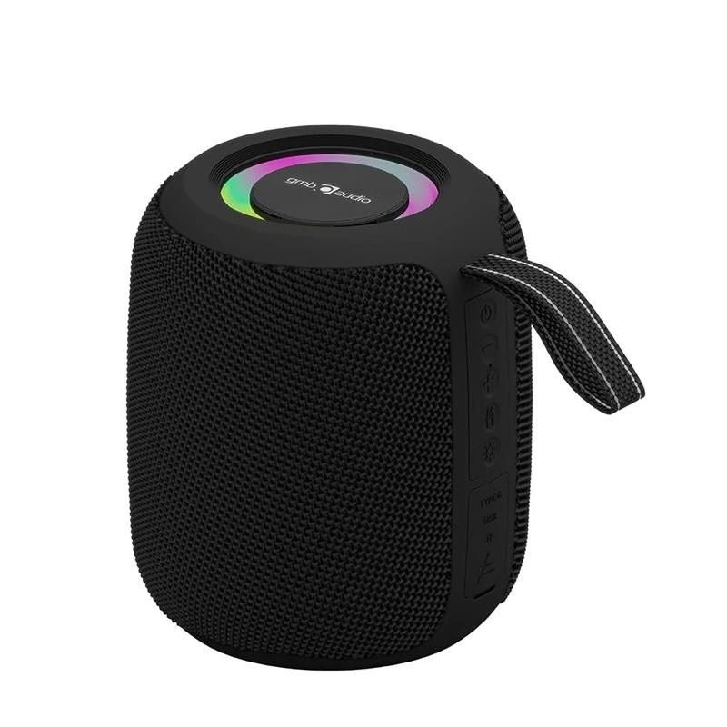Portable speaker GEMBIRD BT Efecto Luz LED RGB black