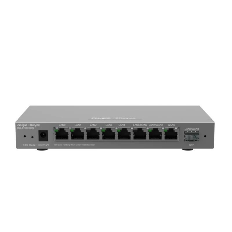 Encaminador Ruijie Networks Reyee Desktop 9-port cloud management router , inc