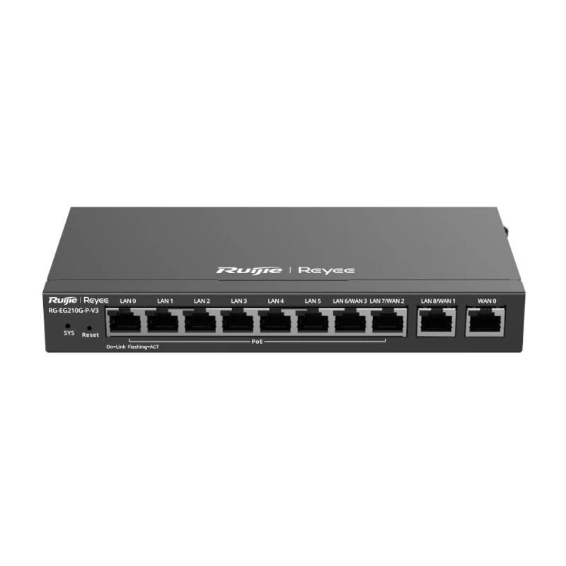 Encaminador Ruijie Networks Reyee 10-Port Gigabit Cloud-Managed Gateway, 8 x P