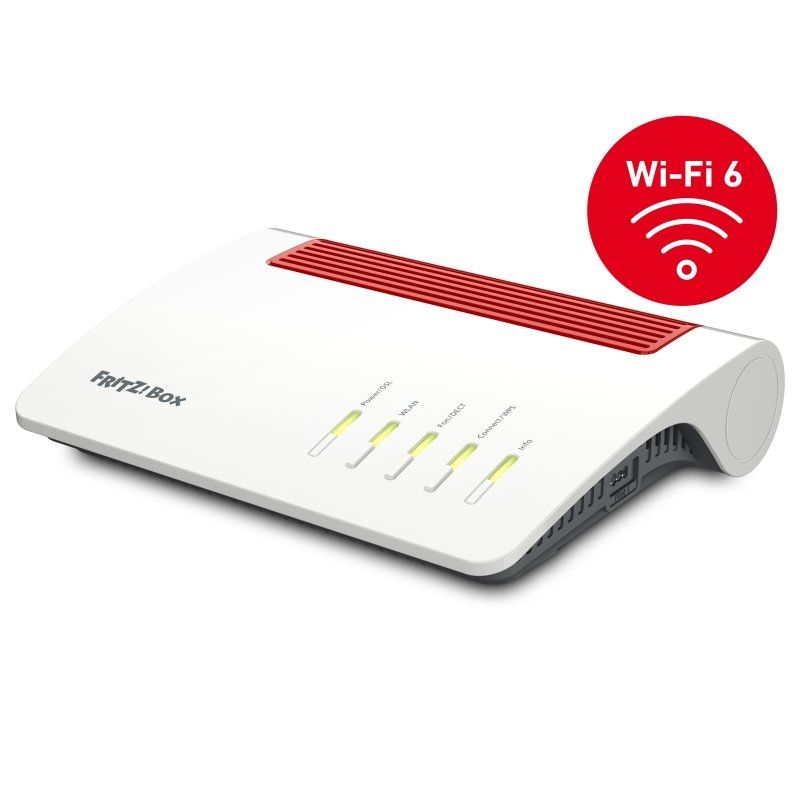 Encaminador FRITZ! Box7590 Router AX WiFi6 Mesh Dual 4xGb 1WAN