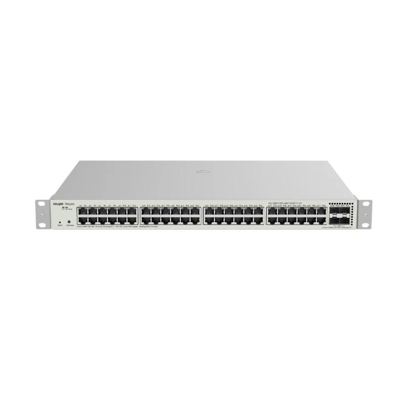 Network switch Ruijie Networks Reyee 48-Port 10G L2 Managed POE Switch, 48 Gigabi