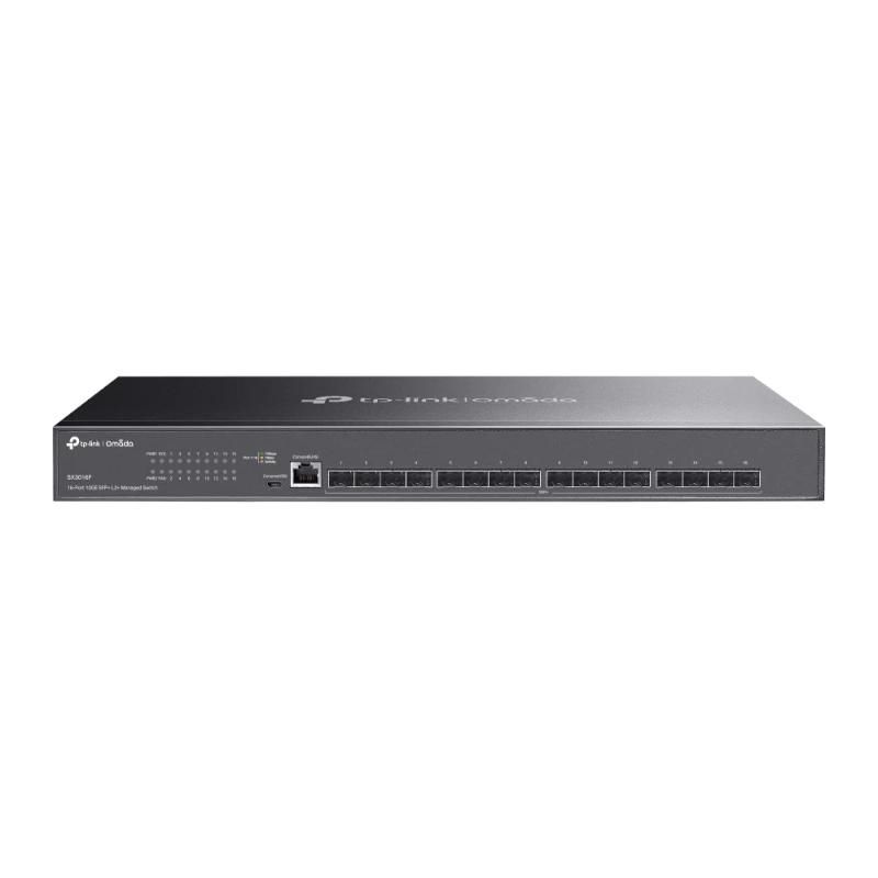 Network switch TP-LINK SX3016F Switch L2+ 16x10G SFP+ 1xRJ45
