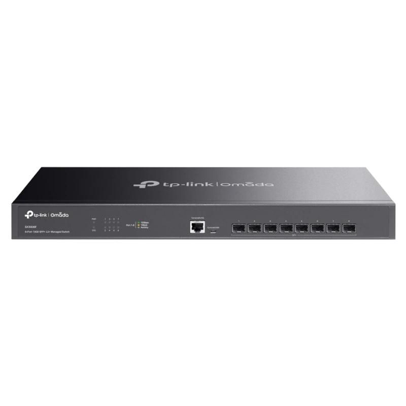 Network switch TP-LINK SX3008F Switch L2+ 8x10G SFP+ 1U