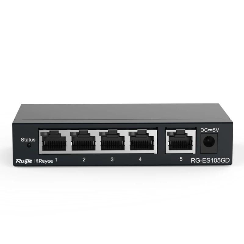 Conmutador de red Ruijie Networks Reyee RG-ES105GD Switch 5xGb RJ45 Steel Case