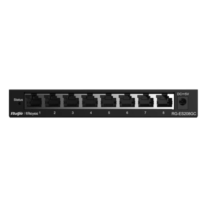 Conmutador de red Ruijie Networks Reyee 8-Port Gigabit Smart Switch, 8 Gigabit RJ45