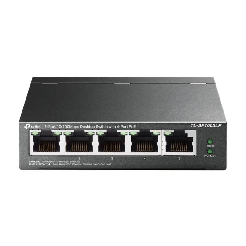 Conmutador de red TP-LINK TL-SF1005LP Switch 5x10/100 4xPoE 41W