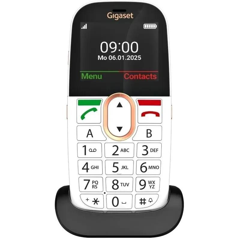 Telèfon per a gent gran GIGASET Senior GL695 4G 2.31" blanc + Base