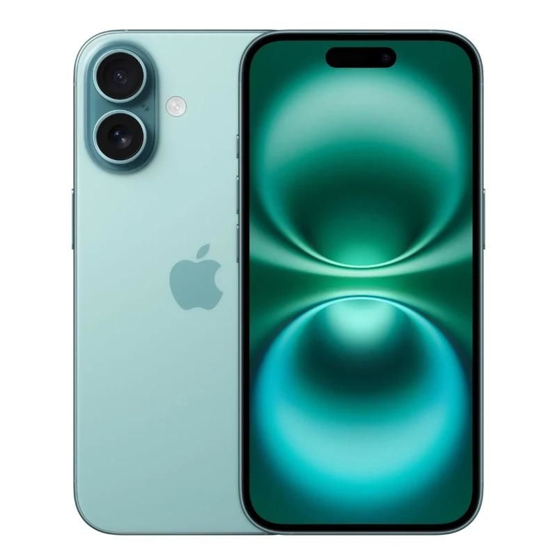Téléphone mobile Apple iPhone 16 5G 6,1" 256 GB teal