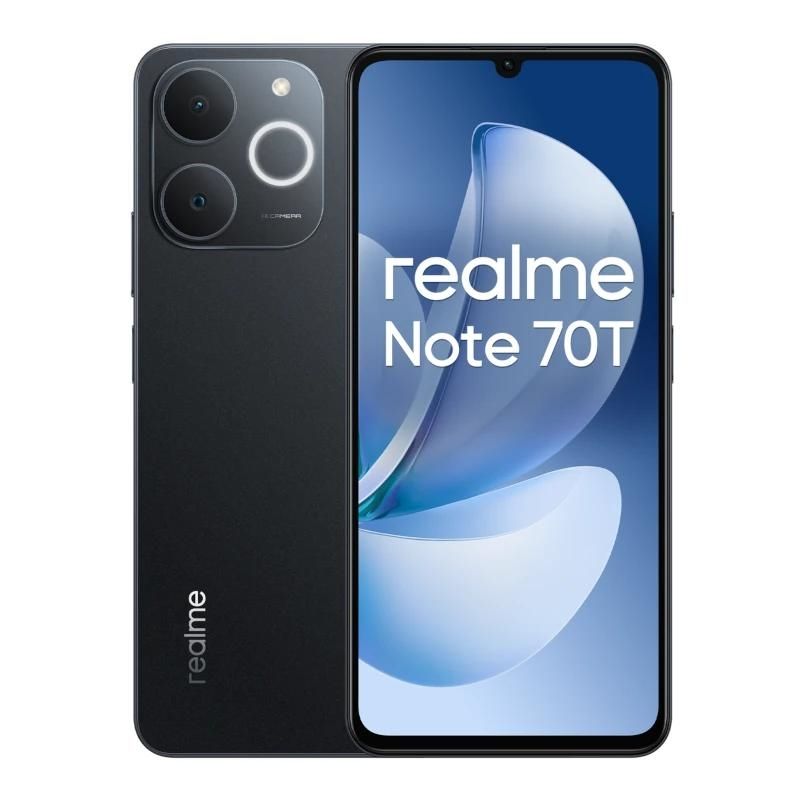 Telèfon mòbil realme Note 70T 6.74" 4GB 128Gb Black