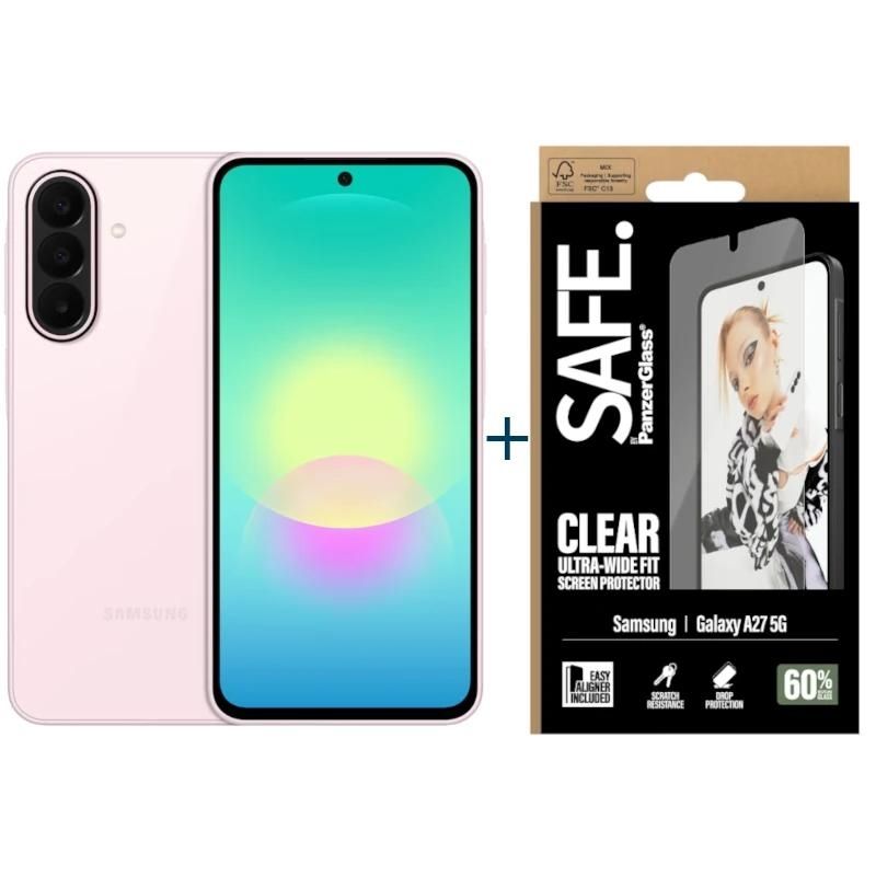 Telèfon mòbil Samsung Galaxy A27 5G 128Gb Pink + Prrotec SAFE