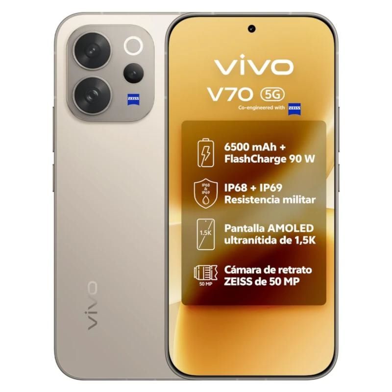 Telèfon mòbil VIVO V70 5G 6.59" 8Gb 256Gb Gray