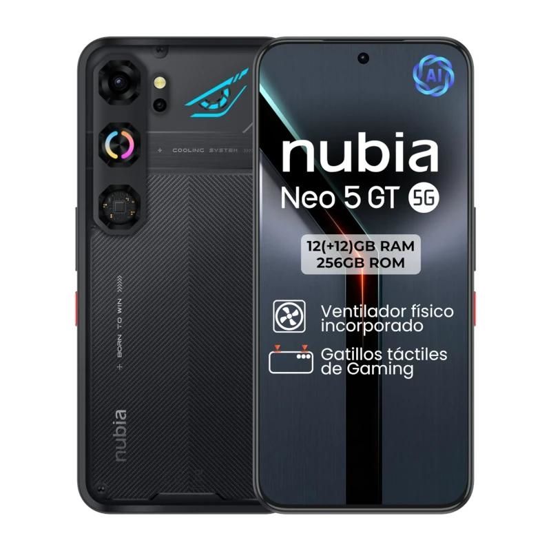 Telèfon mòbil ZTE Nubia Neo 5 GT 6.8" 12GB 256GB Black Gaming