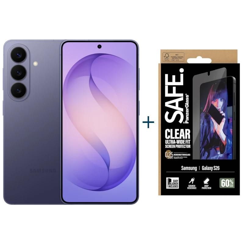 Telèfon mòbil Samsung Galaxy S26 5G 256Gb Violet+ Prot SAFE
