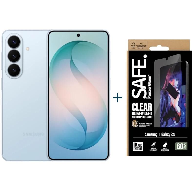 Telèfon mòbil Samsung Galaxy S26 5G 256Gb 12Gb Blue+ Prot SAFE