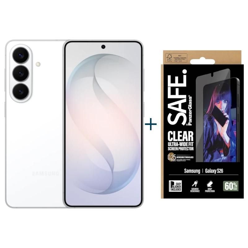 Telèfon mòbil Samsung Galaxy S26 5G 256Gb 12Gb White+ Prot SAFE