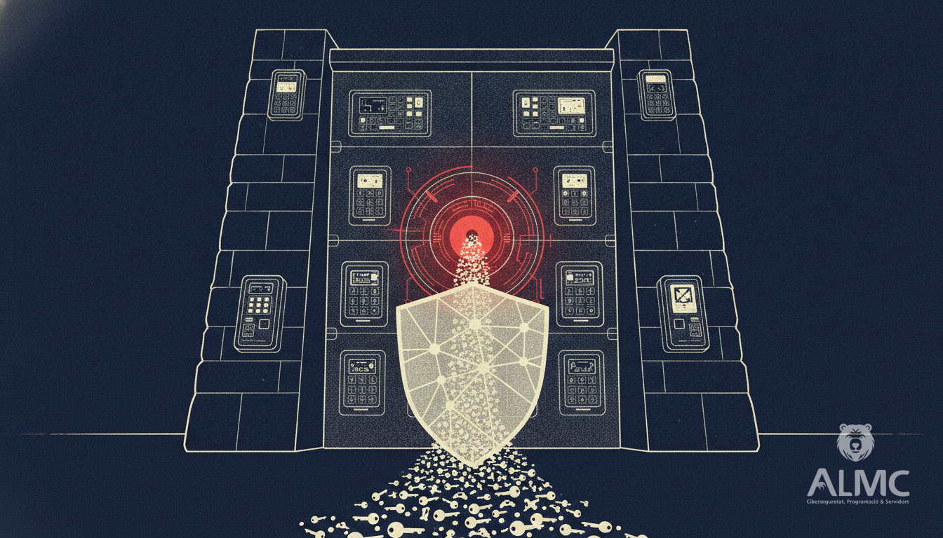 Digital fortress gate with a shield protecting against a flood of credential keys