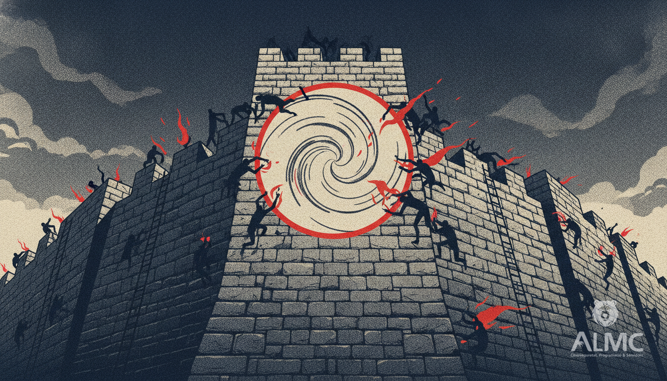 Digital shield blocking malicious IPs from a server fortress