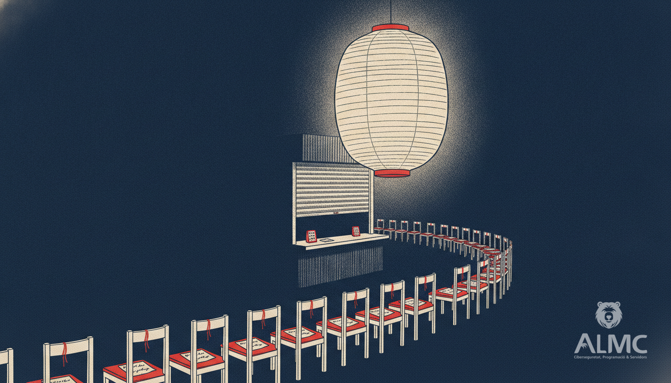 A glowing lantern above a shop counter answering customer notes at night, illustrating a 24/7 AI virtual assistant